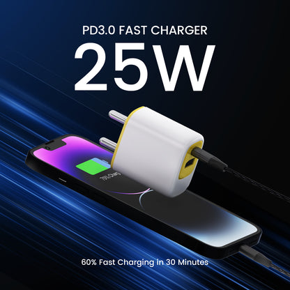 FAST CHARGING 25W GAN